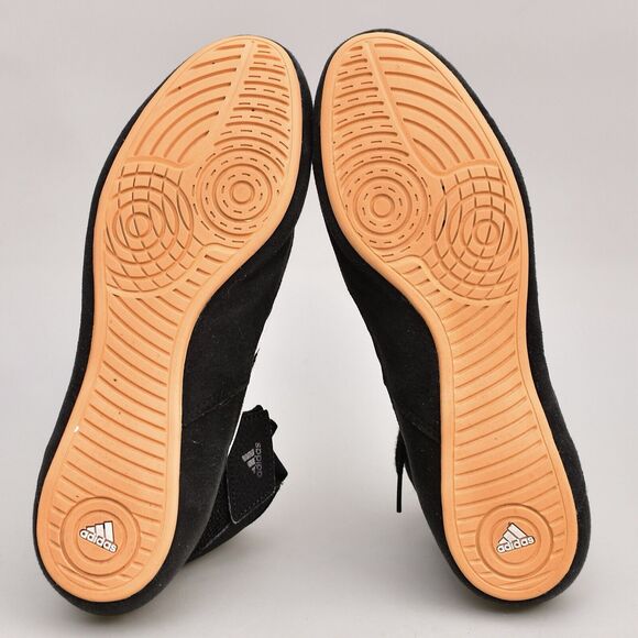 ADIDAS SHOES MEN'S SIZE 10 HAVOC 2 WRESTLING SNEAKER BLACK WHITE HIGH TOP - Picture 7 of 9